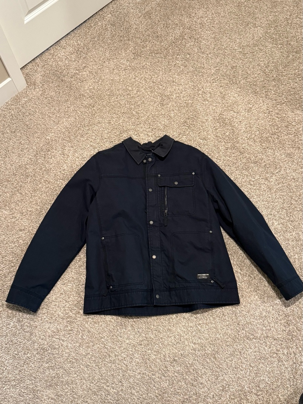 L.L.Bean Bean’s Utility Jacket XXL Black Primaloft Insulated NWT